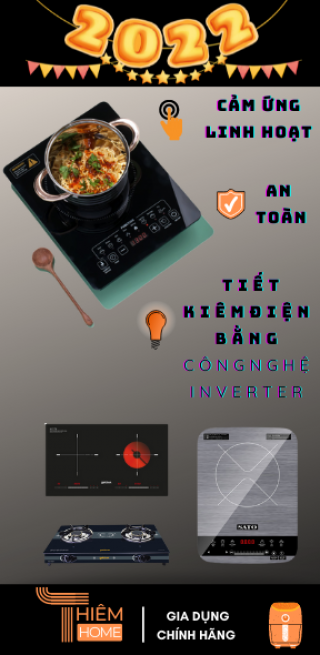 BẾP TỪ - BẾP ĐIỆN - BẾP HỒNG NGOẠI