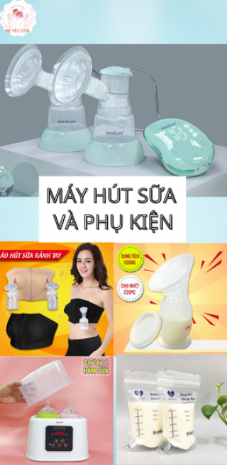 Máy hút sữa và phụ kiện
