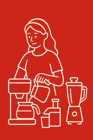 Máy pha Cafe, máy xay - ép