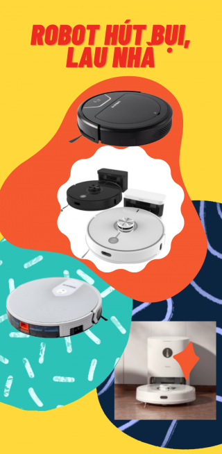 ROBOT HÚT BỤI, LAU NHÀ