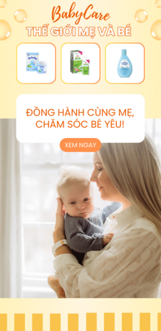 Sản phẩm chăm sóc cho bé