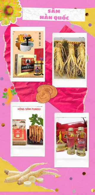 SẢN PHẨM CAO CẤP TỪ SÂM - NẤM HÀN QUỐC