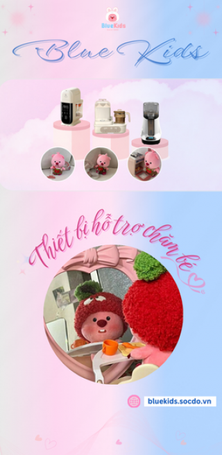 Thiết bị hỗ trợ chăm bé Blue Kids