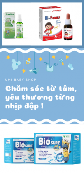 Thực phẩm chức năng cho bé